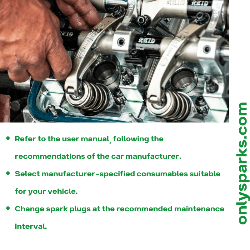 Refer to the user manual, following the recommendations of the car manufacturer