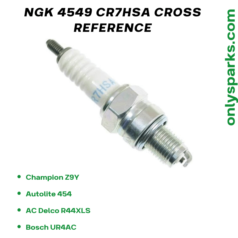 NGK 4549 CR7HSA Cross Reference